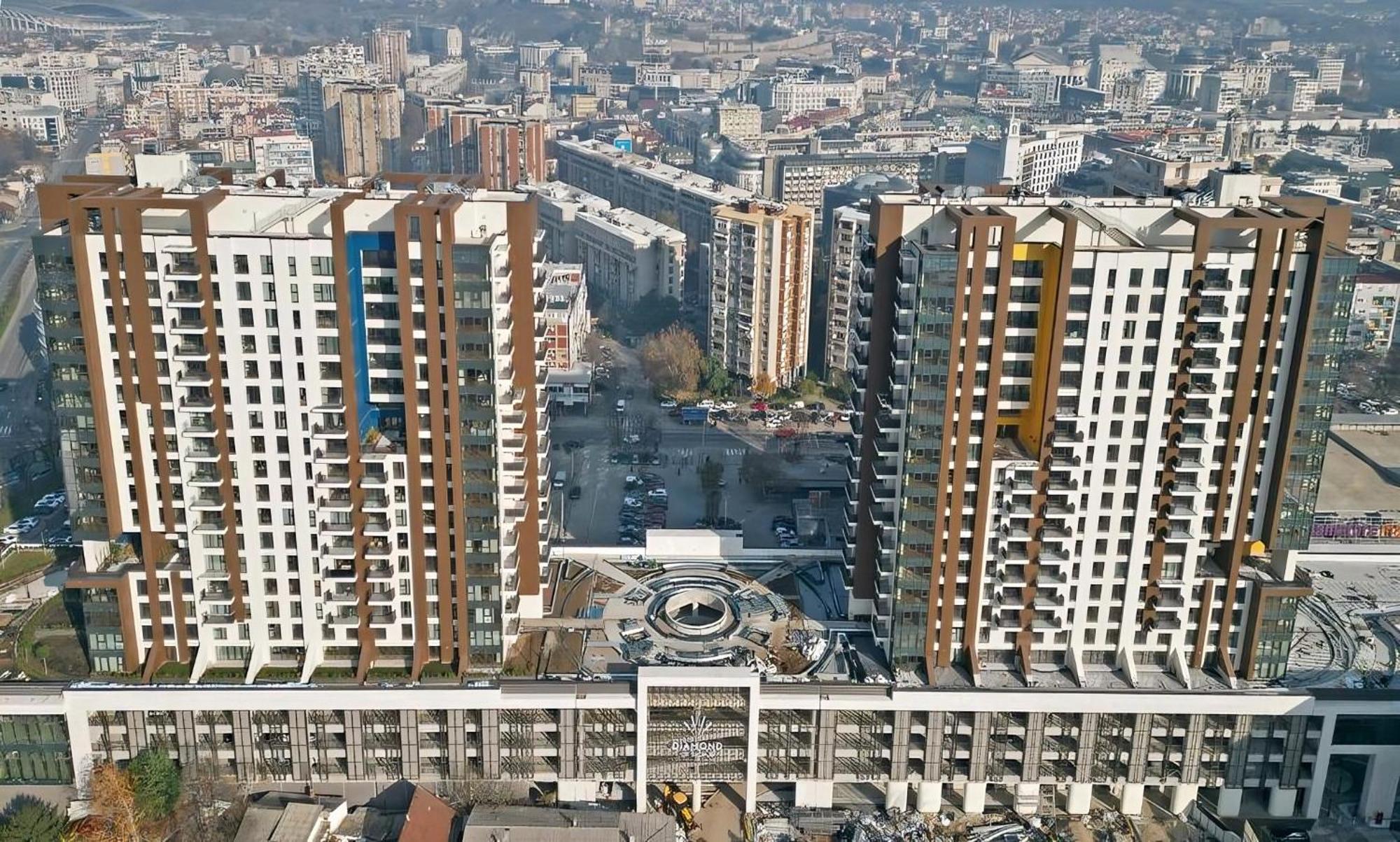 Diamond Residences 10Th Fl. Lux Apt. W/ City View スコピエ エクステリア 写真