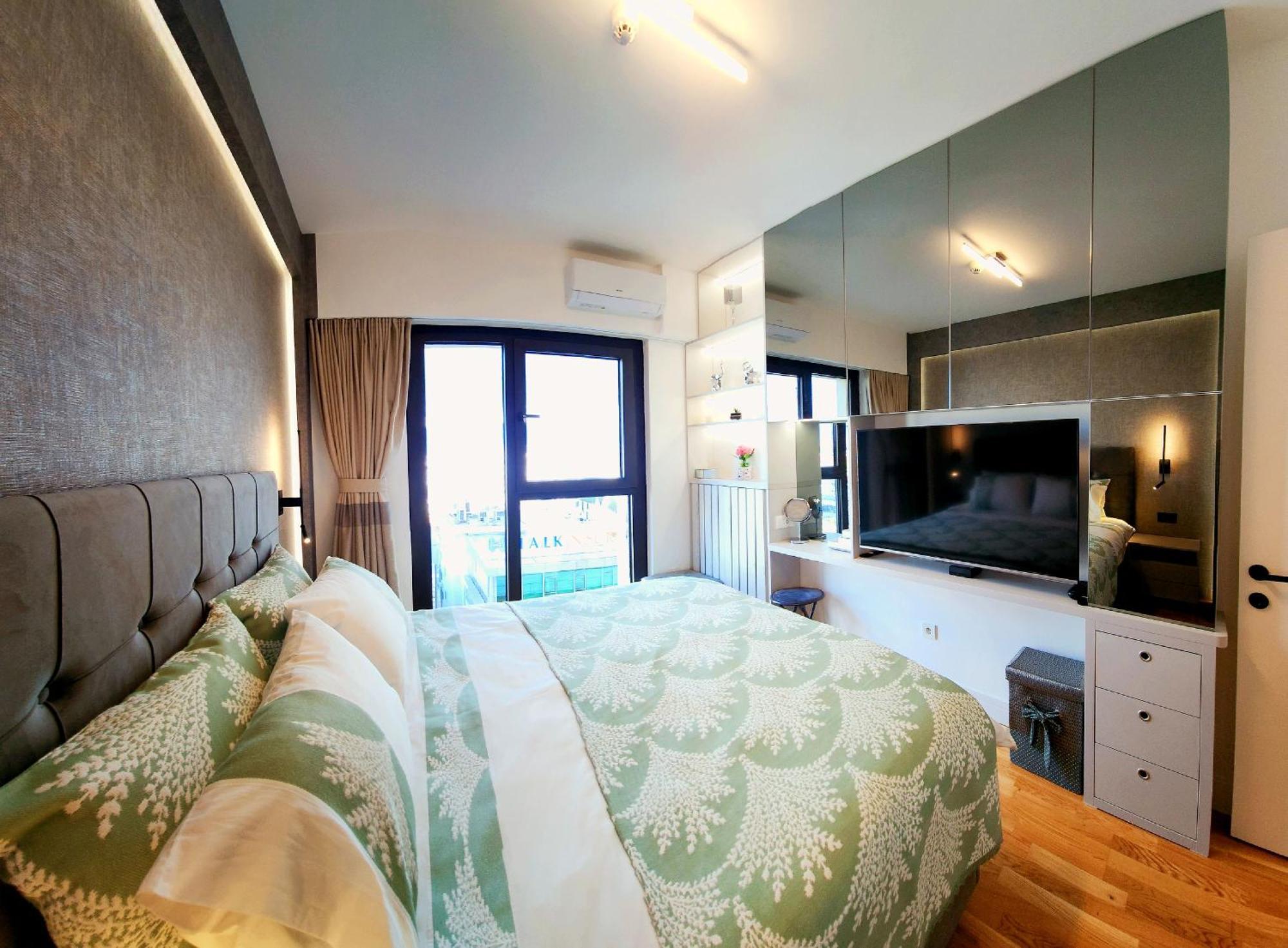 Diamond Residences 10Th Fl. Lux Apt. W/ City View スコピエ エクステリア 写真