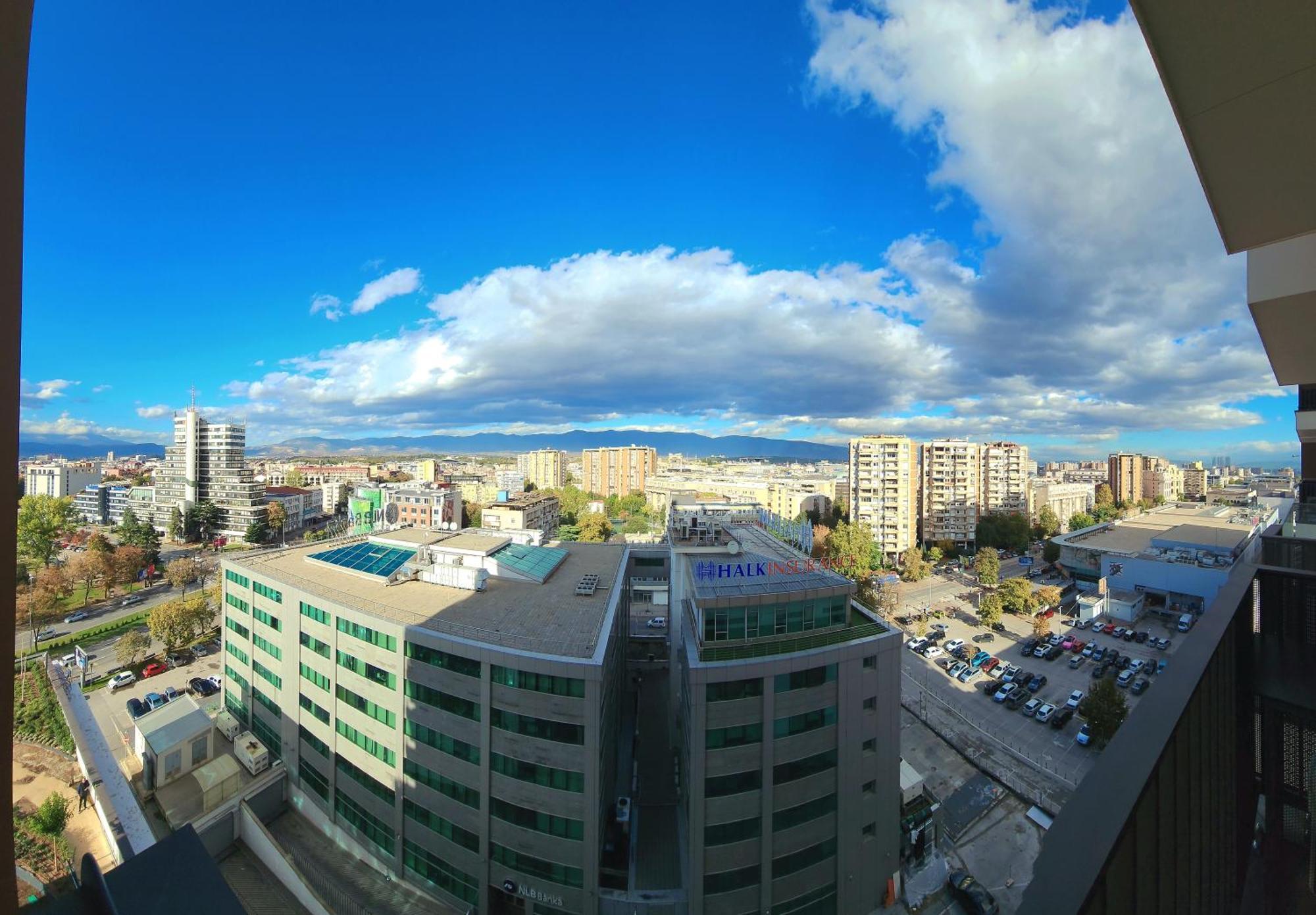 Diamond Residences 10Th Fl. Lux Apt. W/ City View スコピエ エクステリア 写真