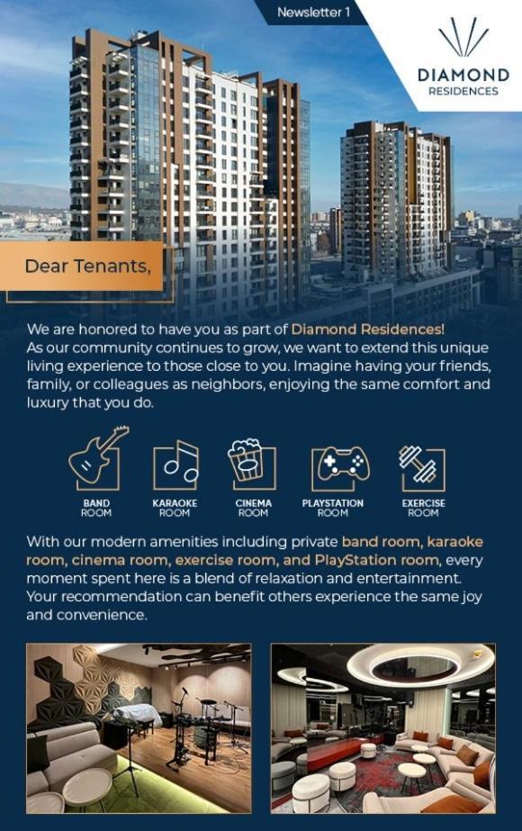 Diamond Residences 10Th Fl. Lux Apt. W/ City View スコピエ エクステリア 写真
